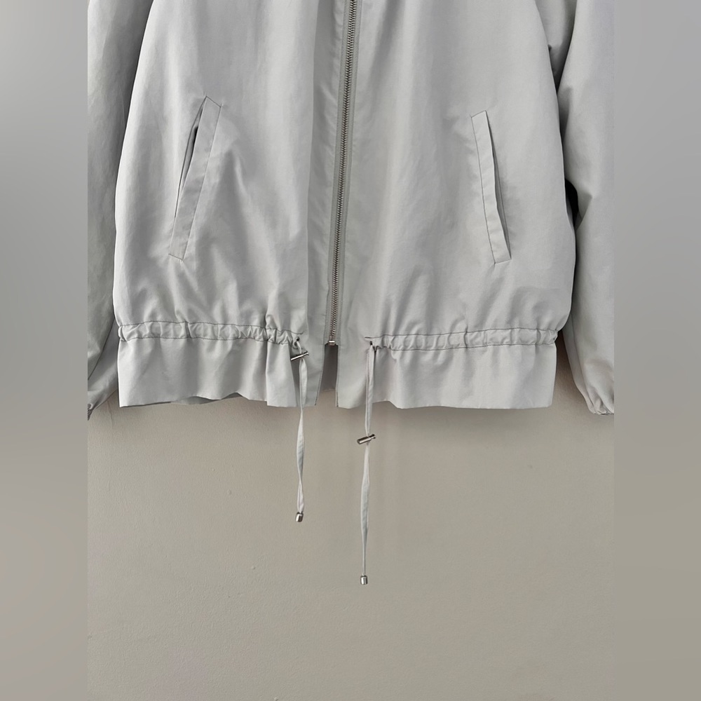 Zara Basic Full Zip Lightweight Bomber Jacket Siz… - image 3